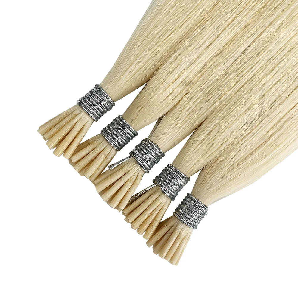 Raw Keratin Itip Extension Hair 100% Remy Natural Hair Extension Human Double Drawn I Tip Hair Extensions Wholesale