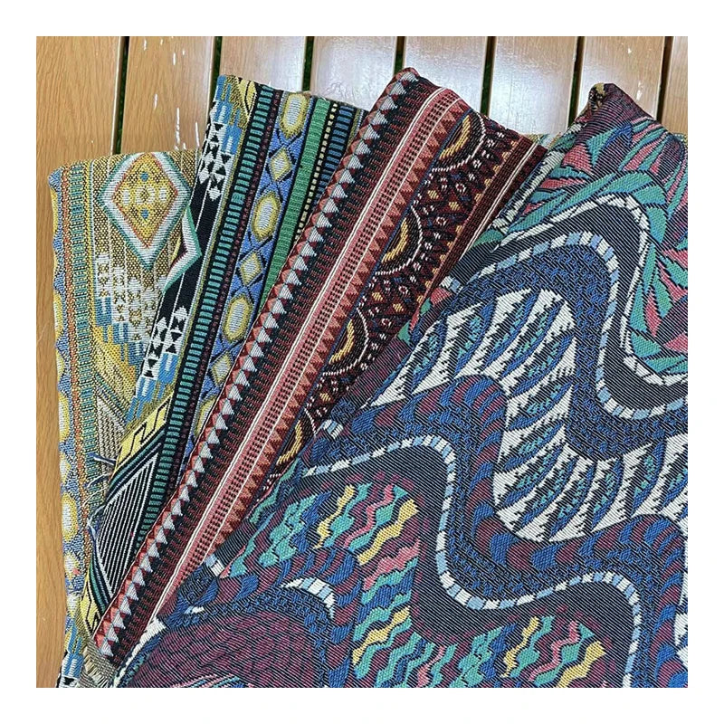 Gobelin Jacquard Woven Fabric for Clothing Home Textile-Boys/Girls Custom Tapestry Hoodies Pants-Stain Resistant Custom Color