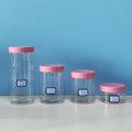Clear Plastic Jar 300ml/500mlPET Cosmetics PET Food Grade Wide Mouth clear Plastic Jar with Lid