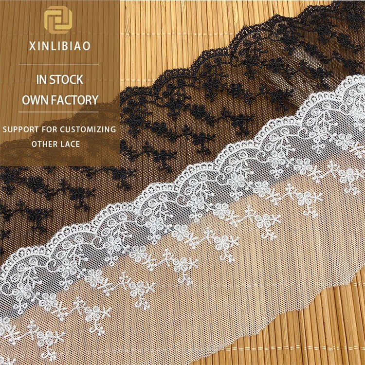 Water Soluble Embroidery Lace Polyester Light Fine Thread Exquisite Mesh Embroidery Manufacturer Direct Sales Clothing Lace