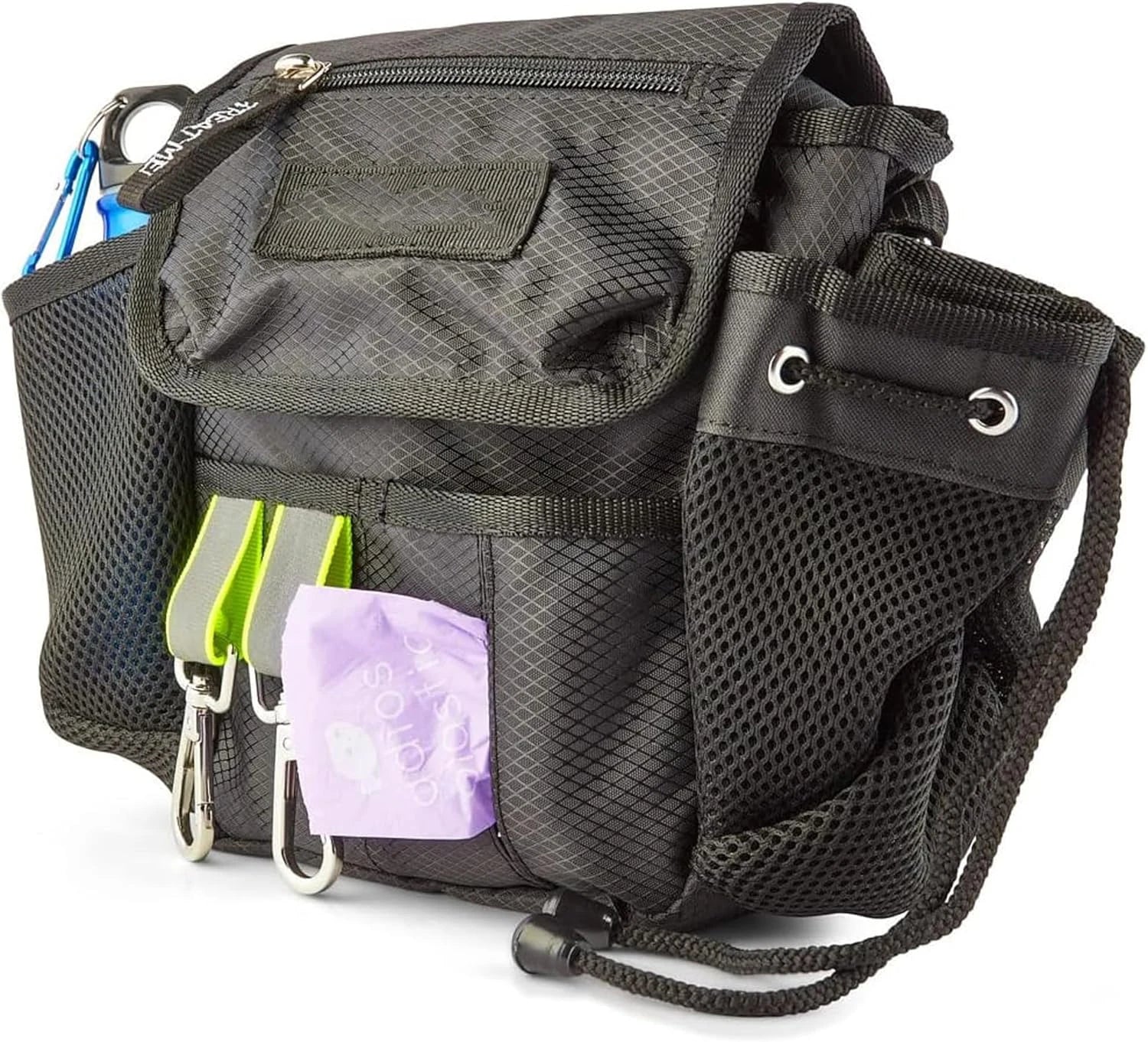 Durable Stylish Dog Walking Bag Waterproof Adjustable Fanny Pack Crossbody Treat Pouch Poop Bag Dispenser Toys Pets' Travel