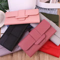 Ocean Star Ladies Long Wallet Clutch Purse Pu Leather Waterproof Zipper Hasp Closure Button Superior Quality Soft Rectangle