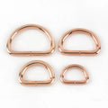 Deepeel F4-6 20-38mm HandBag Hardware Accessories Bags Strap Connection Buckle Rose Gold O D Ring Buckles