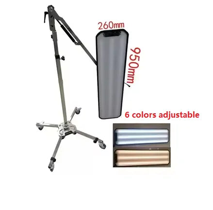 Heavy Duty PDR Light PDR LED Lamp Reflector Board Dent Repair Tools LED Light Reflection Board with Adjustable Holder Hand Tool