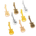 Guitar Charms Tibetan Silver Bronze Pendants Antique Charm Jewelry Making DIY Handmade Craft 31*11mm P103