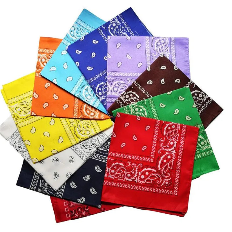 Hot Scarf Headband Bandanas Head Wrap Head Wrap Neck Wristband Handkerchief Black White Pink
