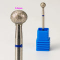 Ball Electric File Milling Russian Manicure Nail Prep Diamond Cuticle Drill Bits
