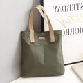 College Style Custom Large Cotton Canvas Tote Bag for Women Shopper and Student Class Eco-Friendly Canvas Travel Tote Bag