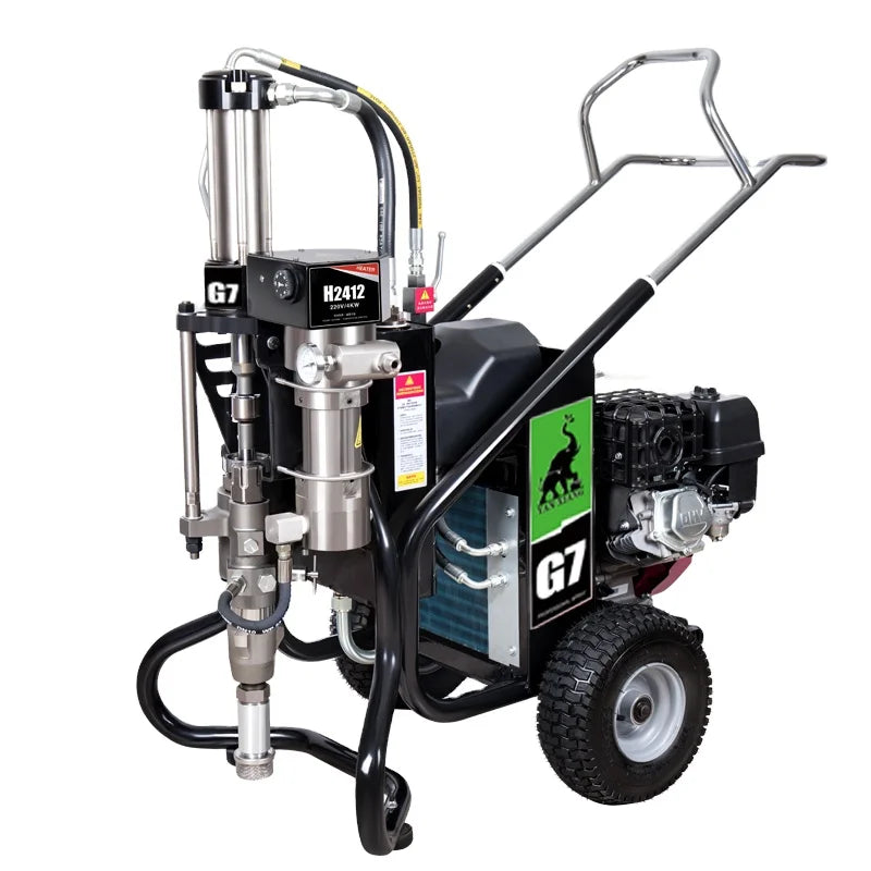 YANXIANG G7 Electric Hydraulic High Pressure Airless Spray Machine for Paint Putty & Polyurethane with Engine 1 Year Warranty