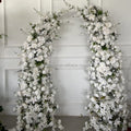 For Champagne Horn Arch Row Flower Arrangement Soft Scented Artificial Wedding Graduation Mother's Day Easter Christmas New Year