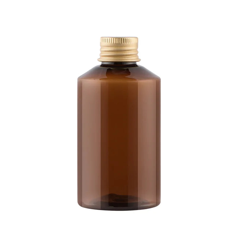 Custom 100ml Plastic Green Hydrosol Cosmetic Lotion Bottle with Aluminum Cap for Skin Care Serum