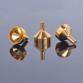 18*22mm Small Transparent Metal Gold Silver Funnel Perfume Mini Metal Cute Funnel