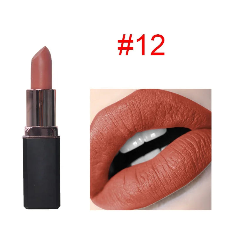 Wholesale Luxury Rose Gold Creamy Nude Long Lasting Custom logo Vegan Lipstick