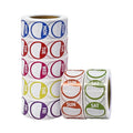Restaurant Kitchen Office Planner Date Label Monday to Sunday Day Dots Food Labels Circle Week Stickers