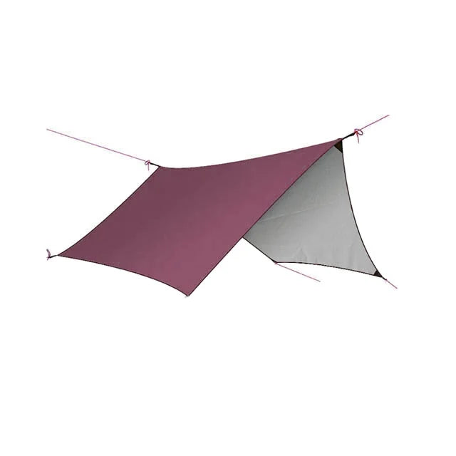 WOQI Heavy-Duty Waterproof Camping Tarp Tent Shelter or Rain Fly Essential Outdoor Gear for Hiking