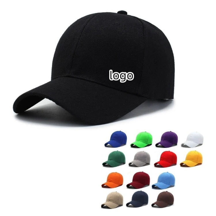 Wholesale High Quality Custom 3D Embroidery Logo Unisex Blank Fitted Baseball 6 Panel Curved Brim Golf Sport Baseball Cap Hats