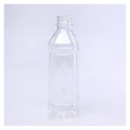 500ml Transparent square PET Mineral Water Bottles Disposable Plastic Beverage Bottle Juice Drink Bottle