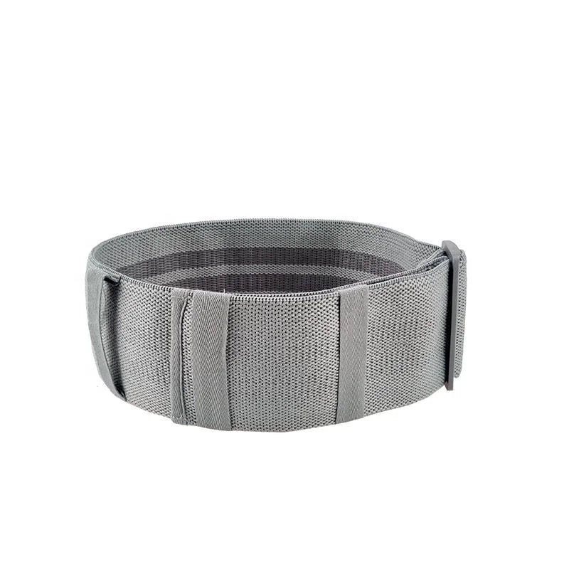 3 Pcs Set OEM New Design Custom Logo Adjustable Grey Non Slip Hip Circle Fitness Exercise Gym Fabric Cotton Resistance Bands