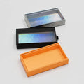New Styles Luxury Magnetic Empty Lashes Boxes Custom Logo Color PVC Clear Window False Eyelash Packaging Box