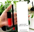 Waterproof Long-Lasting Matte Non-Stick Lip Gloss Set Lip Kits with Non-Logo Lipstick Cream Lip Liner Professional Makeup Sets