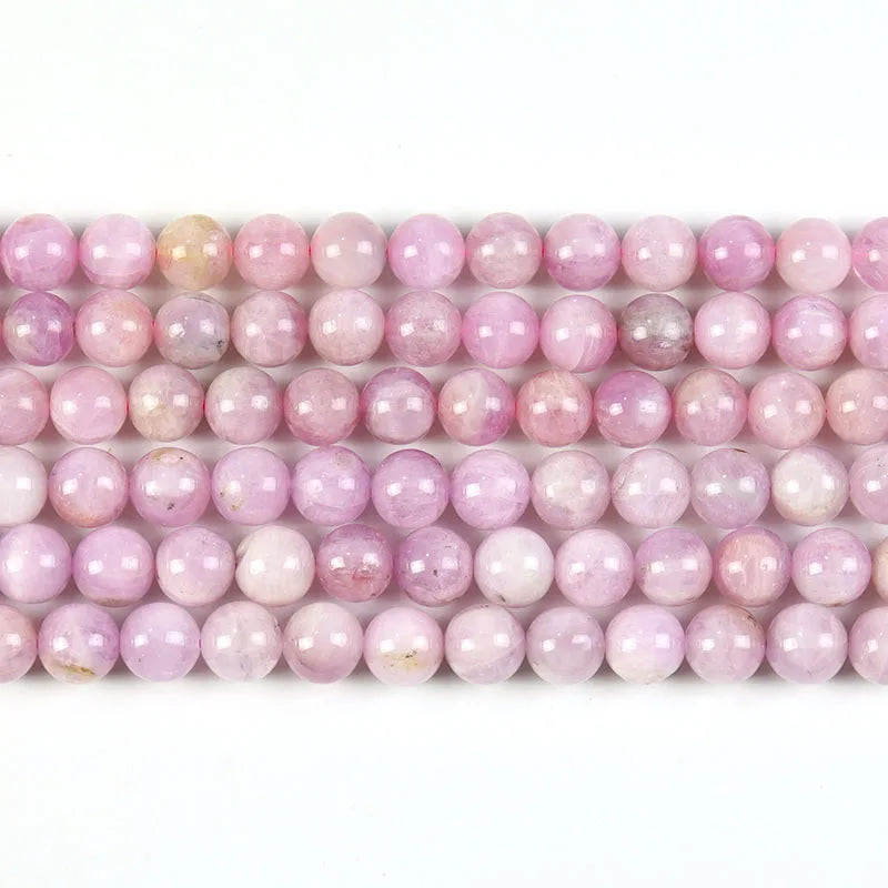 Wholesale Cheap Genuine Kunzite Crystal Loose Beads Strand for DIY Jewelry Making 6mm 8mm