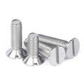 Stainless Steel Slot Round Head Machine Slotted Countersunk Flat Head Screws
