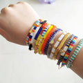 2025 Crystal Wholesale Men Women Adjustable Bead Bracelets Miyuki Tila Beads Bracelet