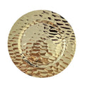 Elegant Tabletop Decor Luxury 13 Inch Plastic Under Plate Wedding Gold Silver Clear Charger Plate