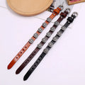New Jewelry Retro Cowhide Bracelet Simple All-match Punk Style Cross Leather Bracelet Wholesale