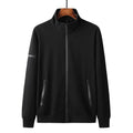 Custom Logo Autumn Coated Hooded Windproof Breathable Varsity Jacket Stand Collar Black Warm Casual Cotton