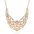 ZQ023 Fashion Gold Necklace Women Alloy Choker Necklace Jewelry
