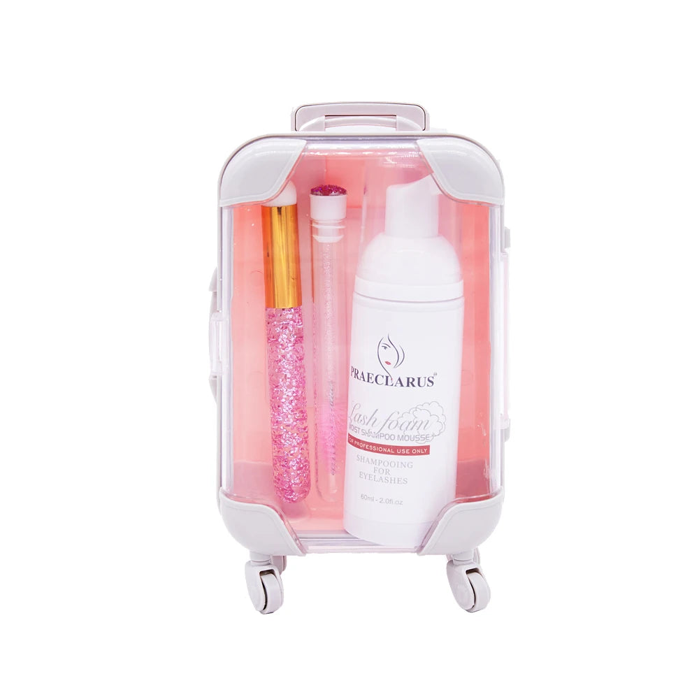 Tear Free Vegan Lash Shampoo Eyelash Extension Cleanser Bath Lash Shampoo Set Lash Wash Eyelash Foam Cleanser