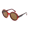 MB1360 Wholesale Polarized Comfortable Round Flower Acetate Sunglasses