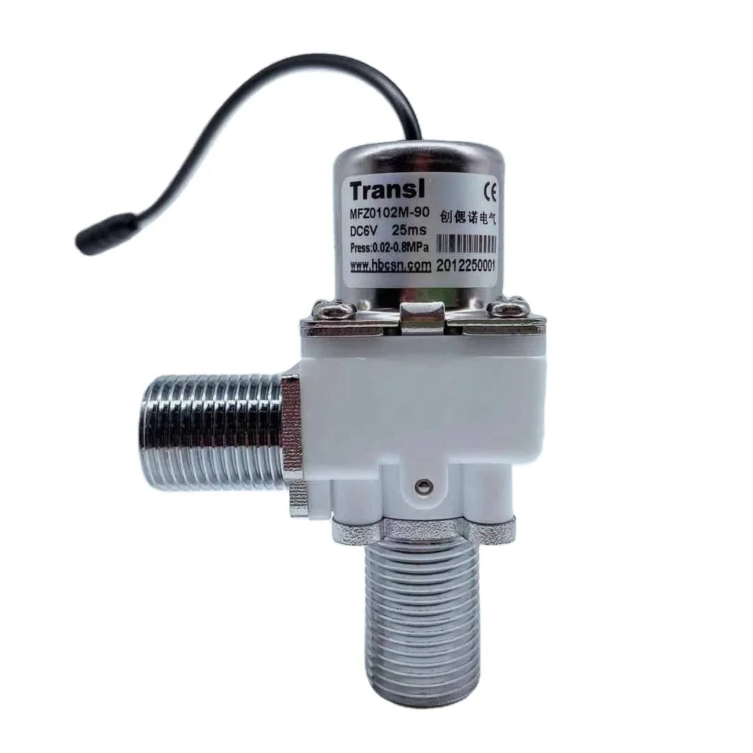 Standard Sensor Sanitary Parts Brass G1/2 Inch 6v Latching Pulse Water Solenoid Valve Water Tap Faucet Water Valve
