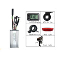 New Design LCD7U Display 500W/750W 25A Controller Electric Bicycle Parts With Front/rear Light