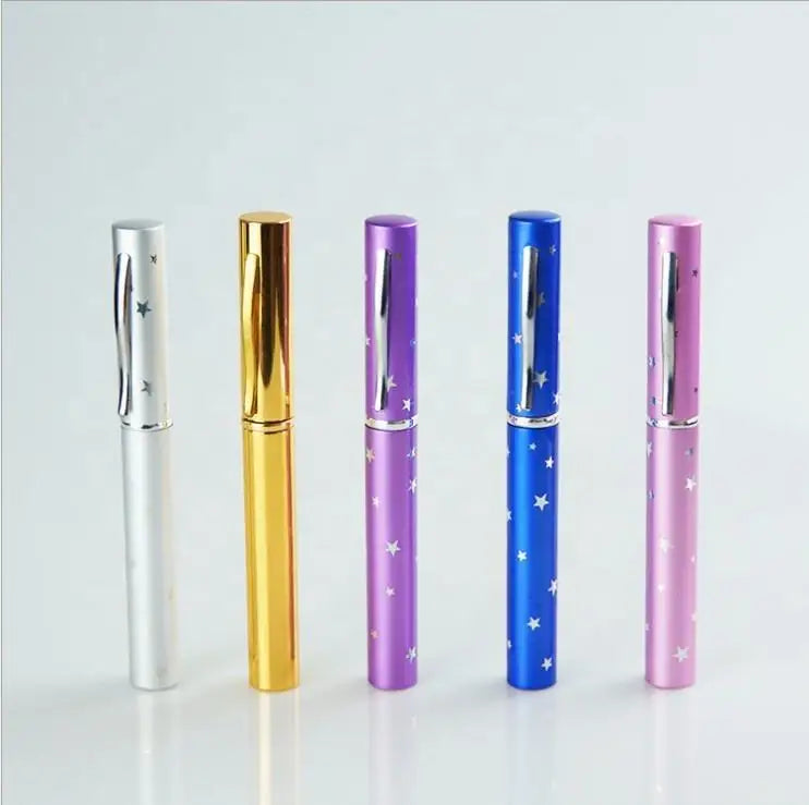 Portable 8ml Glass Perfume Bottle New Design Pen-Shape Empty Travel Spray Refillable