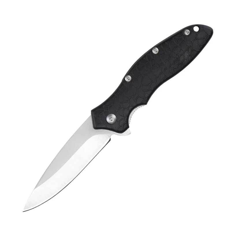 Nylon Fiber Handle EDC Camping Knife Manual Folding Knife 8cr13mov Blade Best Gift for Men DIY Grade OEM Customization Supported