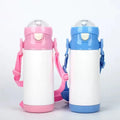 Kids Sublimation Insulated Water Bottle Thermos Vacuum Sippy Cups Custom Logo 350ml