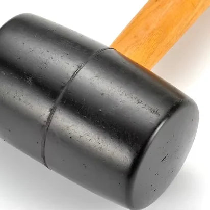 8-32OZ All Size White Sledge Black Rubber Head Plastic Mallet Hammer