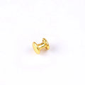 Ivoduff Various Color and Size Leather Belt Craft Rivets Studs Metal Double Cap Rivets