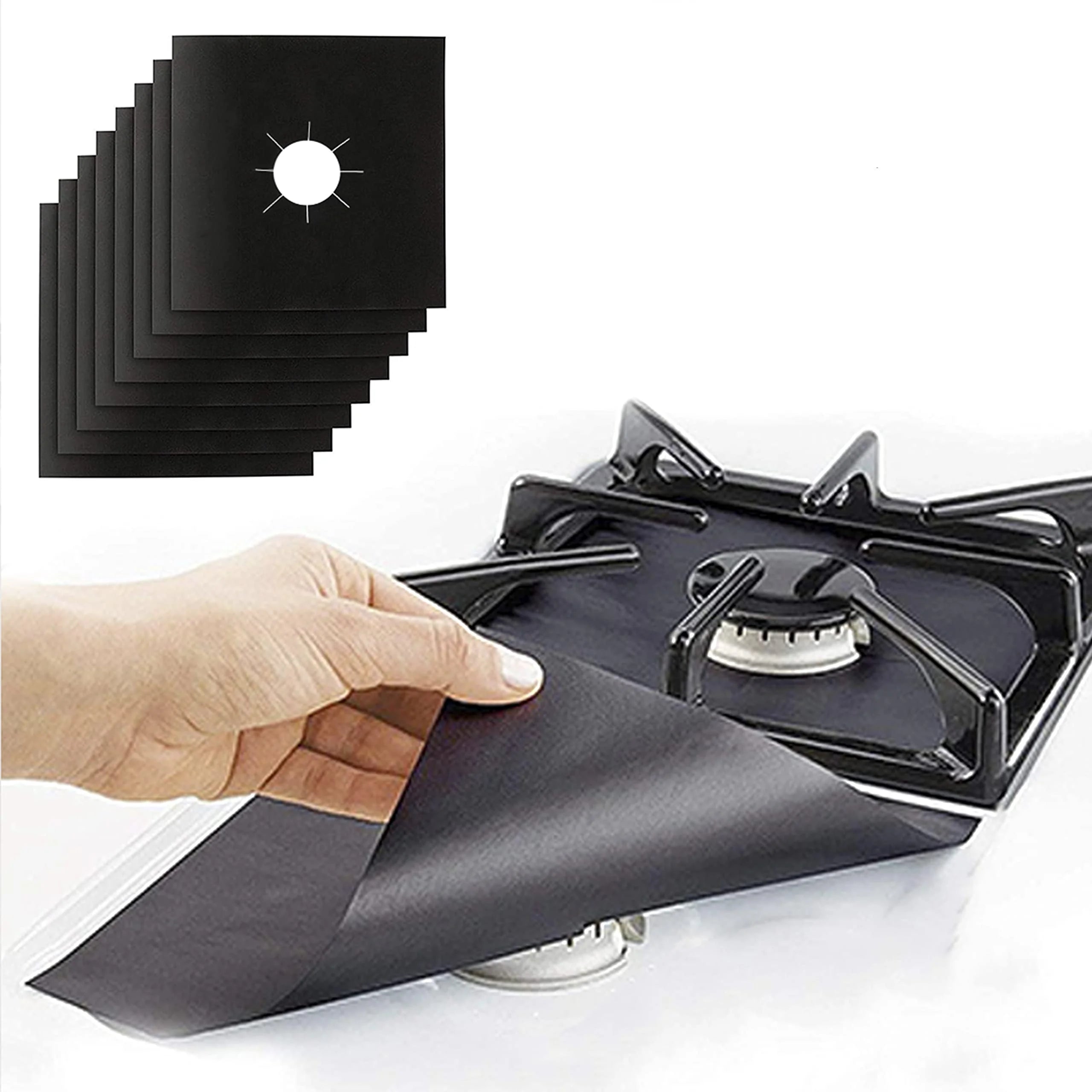 Long Using Life Hot Selling Easy Clean Reusable Gas Stove Cover for Gas Burners