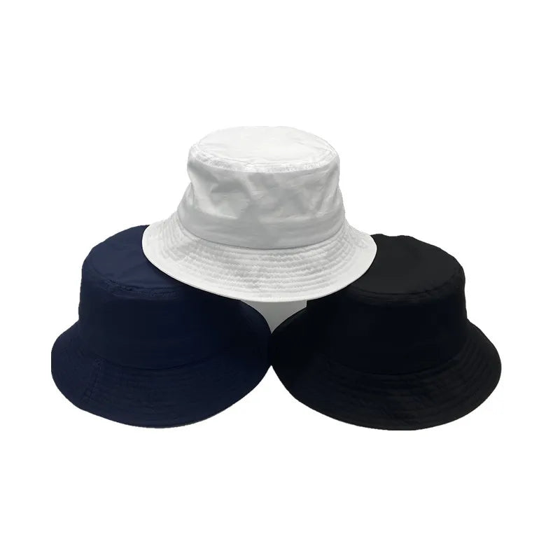Promotional Personal Brand Embroidery Logo Travel Bucket Hats Custom Blanks Satin Lined 100% Cotton Unisex Fishing Cycling