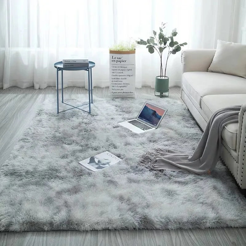 Wholesale China Big Size Soft  Plain Floor Shaggy Rug Carpet for Living Room