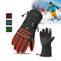 Winter Outdoor Riding Snowboard Motorcycle Waterproof Heated Gloves Rechargeable Electric Battery Heating Gloves