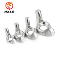 Wholesale Stainless Steel Bolts Coupler Terminal Wing Nut M3 Metric Hex Titanium Zinc Galvanized Flange Nuts for Water Treatment