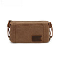 Custom Fashion Travel Waxed Canvas Zipper Closure Mens for Bag Cosmetic Bag Makeup Organizer Shaving Dopp Kit
