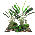 Wholesale 5ft Artificial Areca Palm Tree Indoor Outdoor Garden Decorative Plants Online Sales Made of Plastic