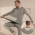 Autumn Winter Warm Thermals Tops Pants Set Breathable Polyester Long Johns Thermal Underwear for Men Knitted-Wholesale for Women