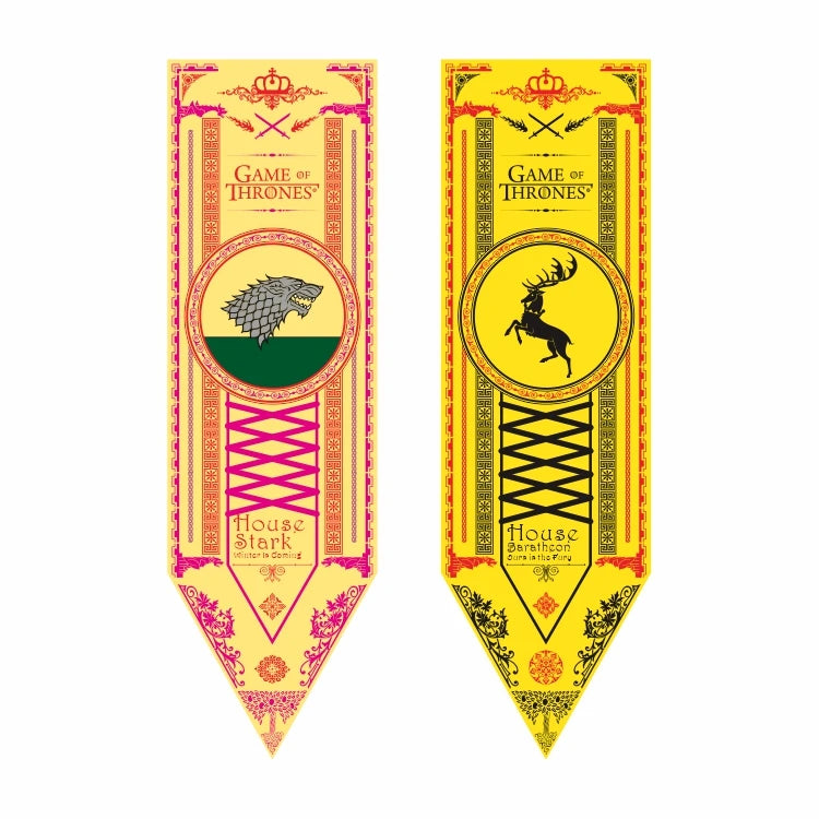 Quality 45x150cm Baratheon Hanging Flag Banner for Decoration Stark Tournament Tapestry