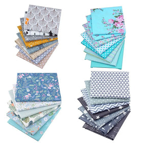 Wholesale Precut Cotton Craft Fabric Scraps 9.8*9.8 Inches Hand Stitching Woven Patchwork DIY Sewing Quilting Home Textile